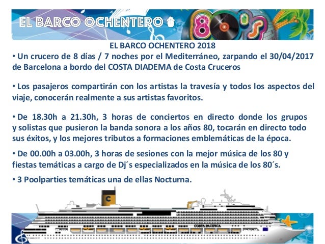 barco ochentero 2018